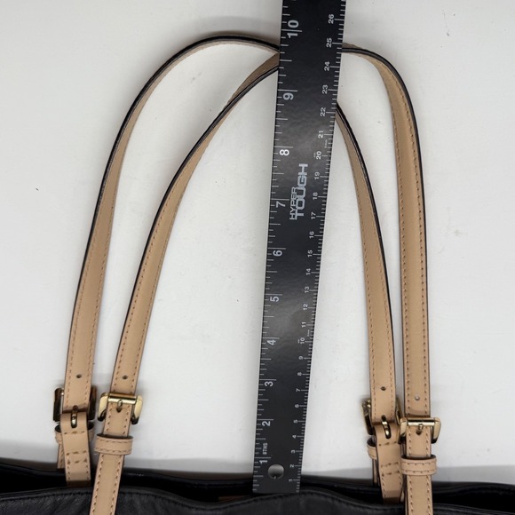 Michael Kors Black Leather Tote Bag Gold Hardware soft S 16. 38T6YTTT8L - Picture 12 of 16